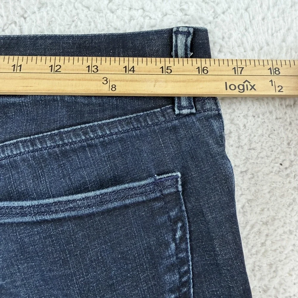Banana Republic Rapid Movement Jeans Mens 32x32 Blue Slim Straight Stretch Denim